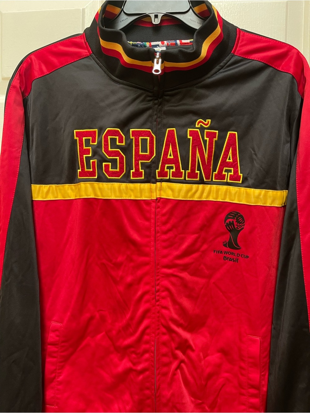 España/Spain FIFA World Cup Track Jacket - Red & Black